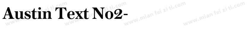 Austin Text No2字体转换